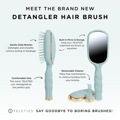 Detangler Hair Brush for Fine Hair – Blue