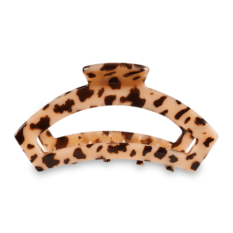 Open Blonde Tortoise Large Claw Hair Clip