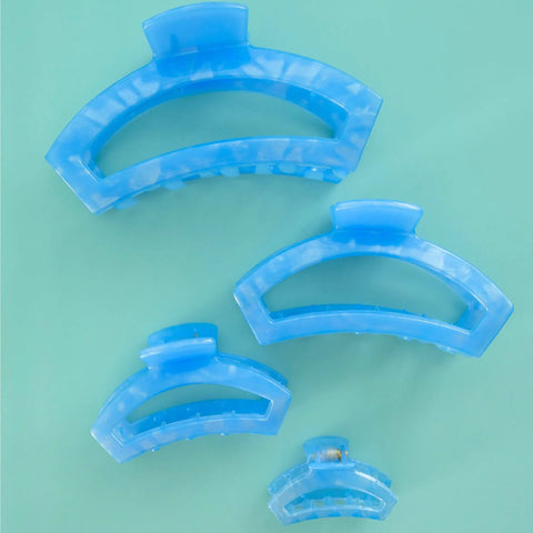Open Blue Lagoon Tiny Hair Clip