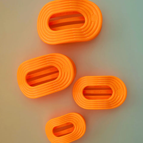 Day Rave Small Flat Round Hair Clip