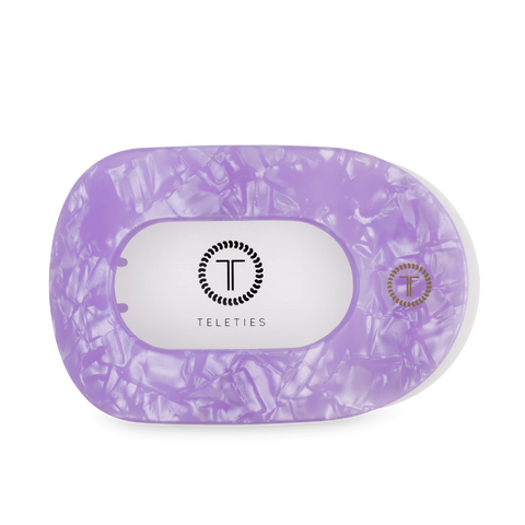 Lavender Mist Large Flat Round Hair Clip